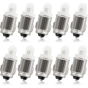 مصابيح LED للوحة القيادة 10X BA7S من Biqing، 12 فولت BA7S، ضوء LED أبيض 6000K، لمبة داخلية LED تلقائية، مؤشر ضوء لوحة القيادة، لمبة إضاءة لوحة العدادات in Kuwait