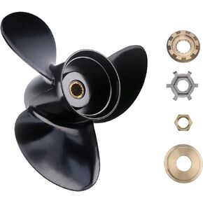 Upgrade Aluminum Outboard Propeller 48-832830A45 (Hub Kits Included) Compatible with Mercury 135-300HP RH 14 1/2 x 19