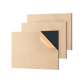 3pcs Acrylic Sheet 5" x 7", 1/8" (3mm) Thick Black Acrylic Panel for Photo Frame, Craft, DIY Display Projects, Advertisement Signs, Shelves