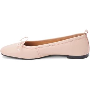 Coconuts by Matisse Womens Nikki Leather Ballet Slip On Flats - Black