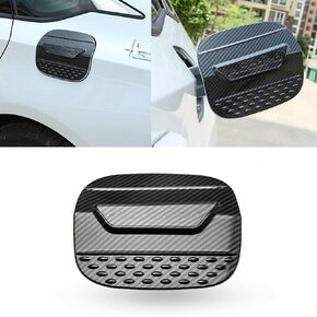Xotic Tech Fuel Oil Gas Tank Cover Cap Trim, Carbon Fiber Pattern, Compatible with Honda Accord Sedan 10th Gen 2018-2022