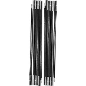 Tent Pole, 4.9M Fiberglass Camping Tent Support Rod Portable Lightweight Camp Tarp Bar Awning Frames Replacement Kit for Outdoor Camping Hiking Fishing Backpacking