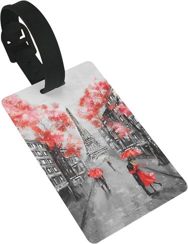 Abstract Elk Luggage Tags Funny Name ID Card Suitcase Identifier Ladies Men Women Travel Bag Tags in Saudi Arabia