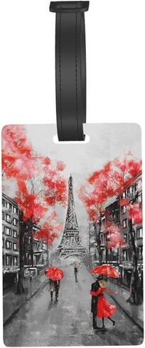 Abstract Elk Luggage Tags Funny Name ID Card Suitcase Identifier Ladies Men Women Travel Bag Tags in Saudi Arabia