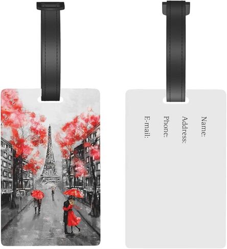 Abstract Elk Luggage Tags Funny Name ID Card Suitcase Identifier Ladies Men Women Travel Bag Tags in Saudi Arabia