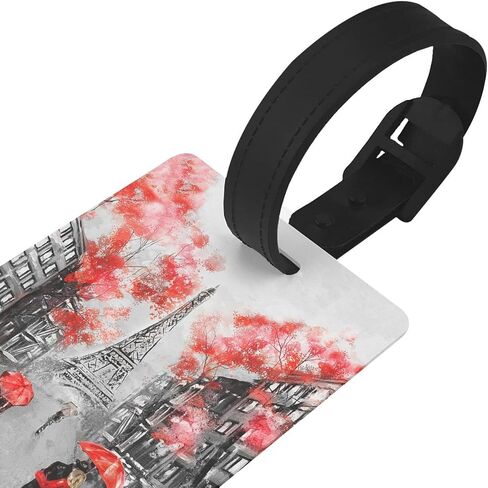 Abstract Elk Luggage Tags Funny Name ID Card Suitcase Identifier Ladies Men Women Travel Bag Tags in Saudi Arabia