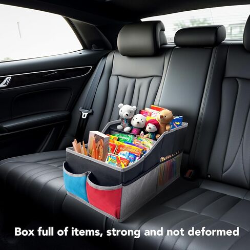 Car Seat Organizer, 10 Storage compartments (3 large), Car organizers and storage, Strong and not deformed, Front or Back Seat organizer in Kuwait