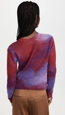 Vince Women's Ombre Jacquard Crew Sweater in Saudi Arabia