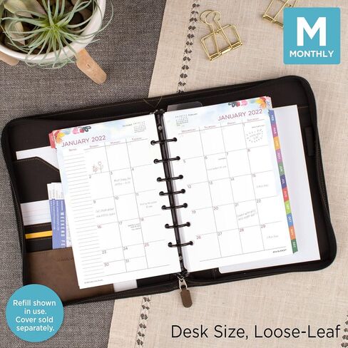 2022 Daily & Monthly Planner Refill by AT-A-GLANCE, 92010 Day-Timer, 5-1/2" x 8-1/2", Size 4, Two Page per Day (481-225A) in Saudi Arabia