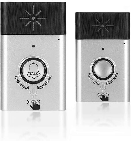 Two-Way Voice intercom Doorbell Wireless Voice Intercom Doorbells Home Doorbell Intercom Kit LED Indoor Outdoor Interphone System HomeImprovement Security Electronic in Saudi Arabia