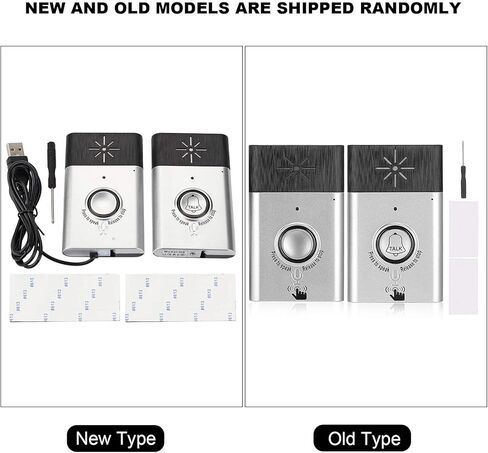 Two-Way Voice intercom Doorbell Wireless Voice Intercom Doorbells Home Doorbell Intercom Kit LED Indoor Outdoor Interphone System HomeImprovement Security Electronic in Saudi Arabia