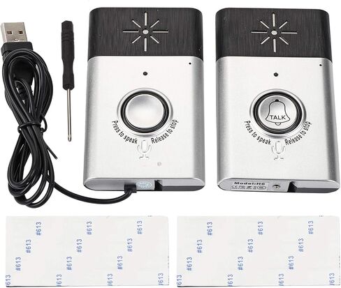 Two-Way Voice intercom Doorbell Wireless Voice Intercom Doorbells Home Doorbell Intercom Kit LED Indoor Outdoor Interphone System HomeImprovement Security Electronic in Saudi Arabia