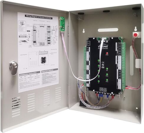 Visionis 4 Door Network Access Control Panel, TCP/IP, Software, Cabinet in Kuwait
