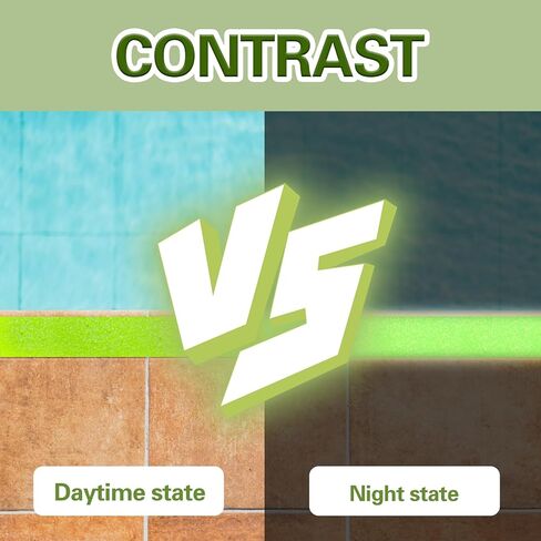 شريط مضاد للانزلاق مقاس 5.08 سم، يتوهج في الشريط الداكن، شريط عالي التحمل مضاد للانزلاق لسلالم حمام السباحة في الهواء الطلق وآلات سكوتر داخلية ومعدات شرائط صنفرة مضادة للانزلاق، 16.5 قدم in Kuwait