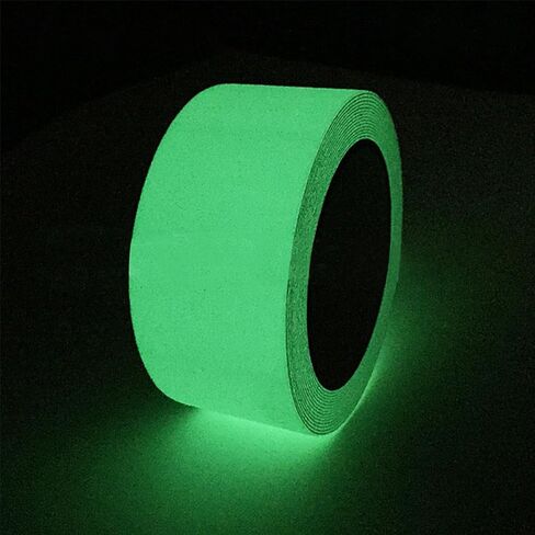 شريط مضاد للانزلاق مقاس 5.08 سم، يتوهج في الشريط الداكن، شريط عالي التحمل مضاد للانزلاق لسلالم حمام السباحة في الهواء الطلق وآلات سكوتر داخلية ومعدات شرائط صنفرة مضادة للانزلاق، 16.5 قدم in Kuwait