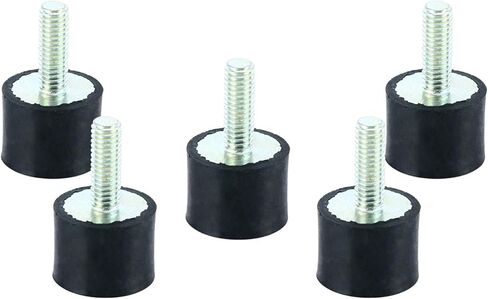 5Pcs M6 Rubber Mounts Shock Absorber Anti Vibration Silentblock Car Boat Bobbins (M6) in Saudi Arabia