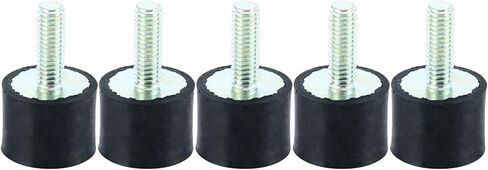 5Pcs M6 Rubber Mounts Shock Absorber Anti Vibration Silentblock Car Boat Bobbins (M6) in Saudi Arabia