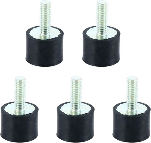 5Pcs M6 Rubber Mounts Shock Absorber Anti Vibration Silentblock Car Boat Bobbins (M6) in Saudi Arabia