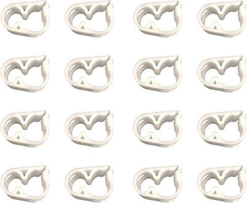 20 قطعة 1/4 "- 1/2" مشبك أنبوب قابل للتعديل، مشابك خرطوم الأنابيب البلاستيكية صمام التحكم في التدفق لقرصة المختبر in Kuwait