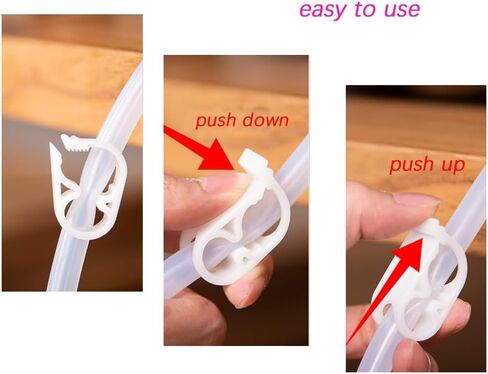 20 قطعة 1/4 "- 1/2" مشبك أنبوب قابل للتعديل، مشابك خرطوم الأنابيب البلاستيكية صمام التحكم في التدفق لقرصة المختبر in Kuwait