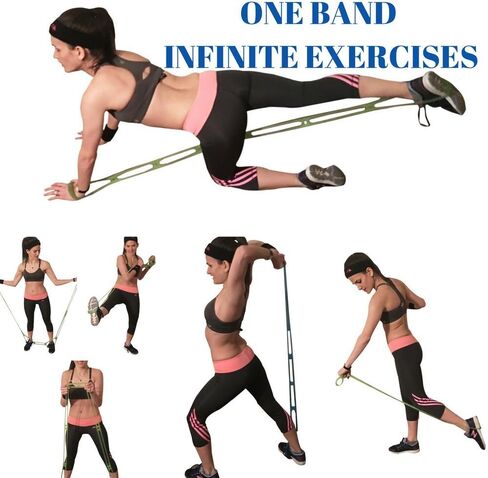 حزام تمارين المقاومة والتمدد من FOMI 7 | أداة تمديد الظهر والقدم والساق واليد، أداة تمرين الذراع | محمول | للتمرين في المنزل أو مركز اللياقة البدنية، والعلاج الطبيعي in Kuwait