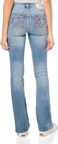 True Religion Women's Becca Midrise Super T Boot Cut Jean in Saudi Arabia