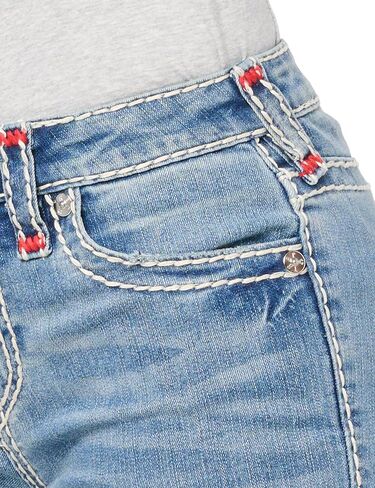 True Religion Women's Becca Midrise Super T Boot Cut Jean in Saudi Arabia