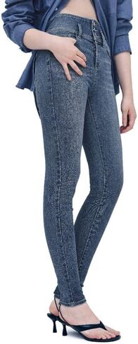 Women High Waisted Skinny Stretch Jeans Butt Lifting Slim Fit Classic Denim Pants in Saudi Arabia
