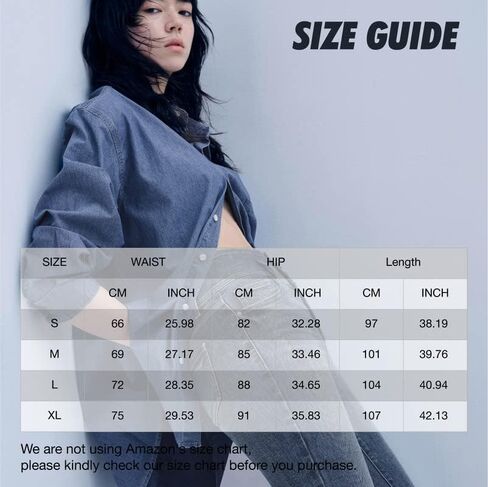 Women High Waisted Skinny Stretch Jeans Butt Lifting Slim Fit Classic Denim Pants in Saudi Arabia