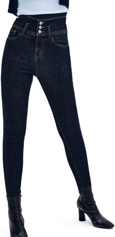 Women High Waisted Skinny Stretch Jeans Butt Lifting Slim Fit Classic Denim Pants in Saudi Arabia