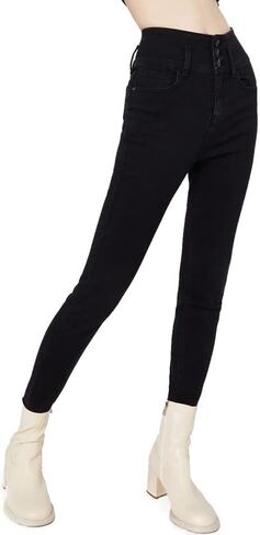 المرأة عالية الخصر نحيل تمتد الجينز بعقب رفع سليم صالح الكلاسيكية الدينيم السراويل in Kuwait