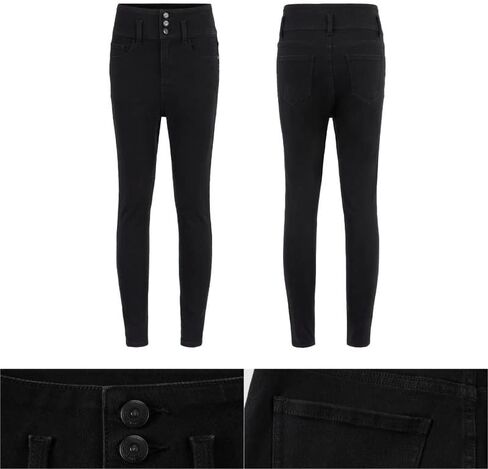 المرأة عالية الخصر نحيل تمتد الجينز بعقب رفع سليم صالح الكلاسيكية الدينيم السراويل in Kuwait