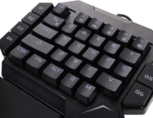 fosa1 One Handed Keyboard Wired USB 35 Key Built in 9 Backlight Colors for Win10,8,7,Vista,ME,Mac etc. in Saudi Arabia