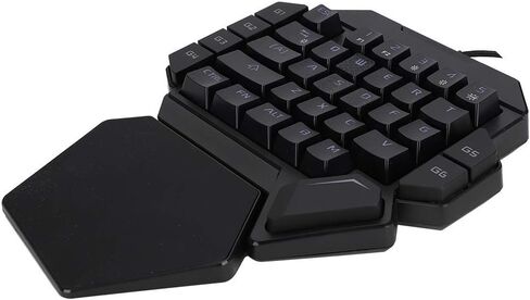 fosa1 One Handed Keyboard Wired USB 35 Key Built in 9 Backlight Colors for Win10,8,7,Vista,ME,Mac etc. in Saudi Arabia