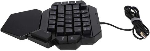 fosa1 One Handed Keyboard Wired USB 35 Key Built in 9 Backlight Colors for Win10,8,7,Vista,ME,Mac etc. in Saudi Arabia