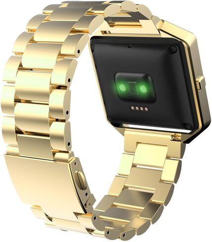 متوافق مع سوار Fitbit Blaze مع إطار للنساء والرجال، سوار Fitbit Blaze من الفولاذ المقاوم للصدأ وسوار معصم رياضي قابل للتعديل بإطار معدني وسوار بديل لساعة Fitbit Blaze الذكية in Saudi Arabia