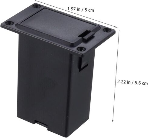 2 قطعة صندوق بطارية لاقط لاقطات الجيتار الكهربائي غطاء حامل غطاء البطارية 9 فولت ملحقات الجيتار الكهربائي باس الجيتار الصوتي صندوق لاقط الجيتار صندوق مقصورة أجزاء الجيتار in Kuwait