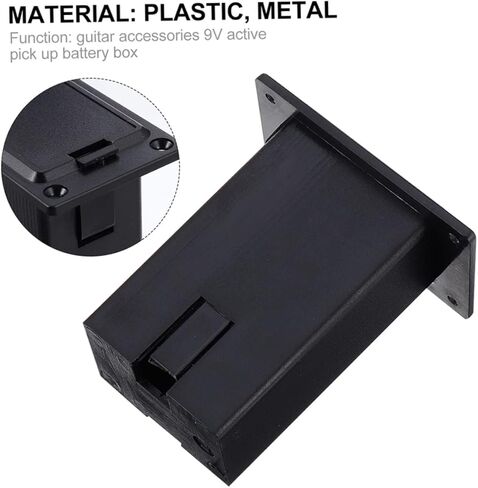 2 قطعة صندوق بطارية لاقط لاقطات الجيتار الكهربائي غطاء حامل غطاء البطارية 9 فولت ملحقات الجيتار الكهربائي باس الجيتار الصوتي صندوق لاقط الجيتار صندوق مقصورة أجزاء الجيتار in Kuwait