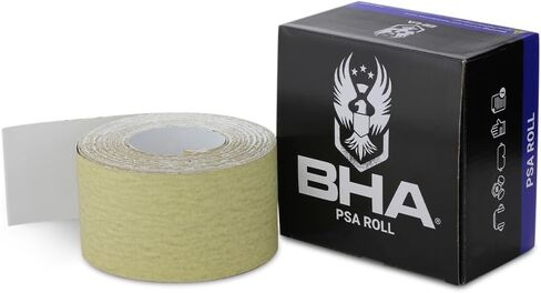 BHA Gold Longboard PSA Continuous Sanding Roll, 2-3/4" x 20 Yard - Durable, Cut-to-Size, Sticky Back, Aluminum Oxide Sandpaper Sheets, Loading & Clog Resistant Gold Stearate Coating - 100 Grit in Saudi Arabia