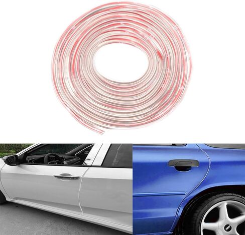 15 Ft Soft Black Rubber Flexible Door Tape Edge Seal Guard Scratch Paint Protection Molding Trim (No More Messy Liquid Glue) in Kuwait