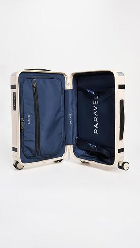 Paravel Aviator Carry-On Suitcase, Domino Black, One Size in Kuwait