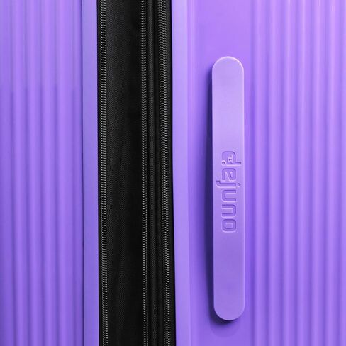 World Traveler Dejuno Colossus Polycarbonate Hardside Expandable Spinner Luggage with TSA Lock and Front Handle, Black, 30-inch in Kuwait