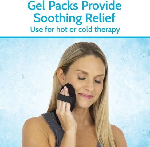 Arctic Flex XL Round Ice Pack (3 Count) - Soft Gel Compression Icepack - Hot Cold for Headache, Eye Puffiness, Wisdom Teeth and Breastfeeding Relief - Reusable for Kids, Men, Women - Flexible Pad in Saudi Arabia
