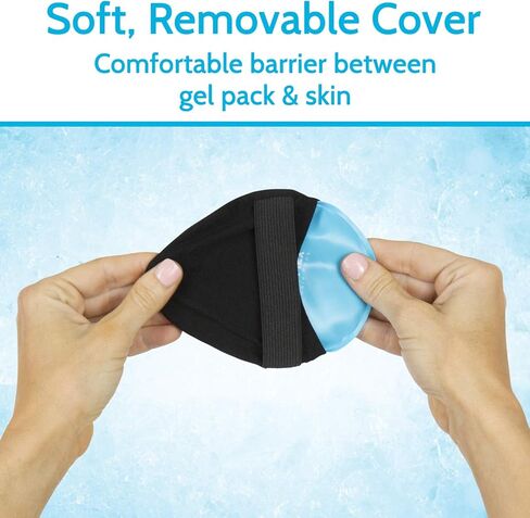 Arctic Flex XL Round Ice Pack (3 Count) - Soft Gel Compression Icepack - Hot Cold for Headache, Eye Puffiness, Wisdom Teeth and Breastfeeding Relief - Reusable for Kids, Men, Women - Flexible Pad in Saudi Arabia
