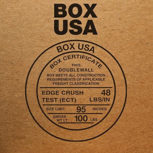 BOX USA 10 Pack of Heavy-Duty Corrugated Cardboard Boxes, 24" L x 18" W x 18" H, Kraft, Shipping, Packing and Moving in Saudi Arabia