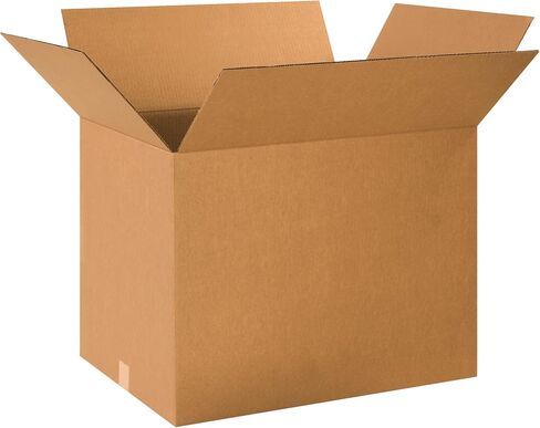 BOX USA 10 Pack of Heavy-Duty Corrugated Cardboard Boxes, 24" L x 18" W x 18" H, Kraft, Shipping, Packing and Moving in Saudi Arabia