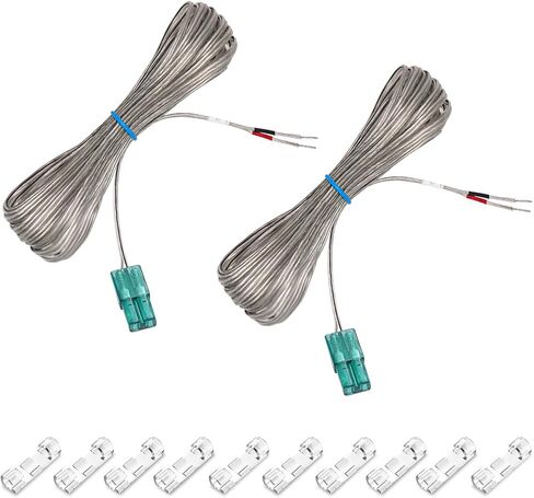 AH81-02137A كابلات سلك مكبر الصوت لمكبرات الصوت الخلفية من سامسونج مع مشابك الكابل - كابل مكبر صوت بديل لأسلاك مكبر الصوت Samsung SWA-4000 SWA-8000S SWA-8500S SWA-9000S SWA-9100S SWA-9200S SWA-9500S in Kuwait