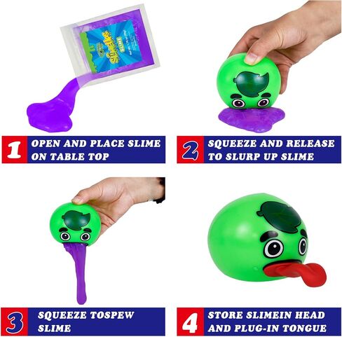 Slime ups 3.2In Round Expression Stress Ball, Novelty Stress Relief Squeeze Toys, Tricky Play Fidget Toys, Vent Decompression Slime Ball Stress Relief Toys Tricky Game (Sweaty Steve) in Saudi Arabia