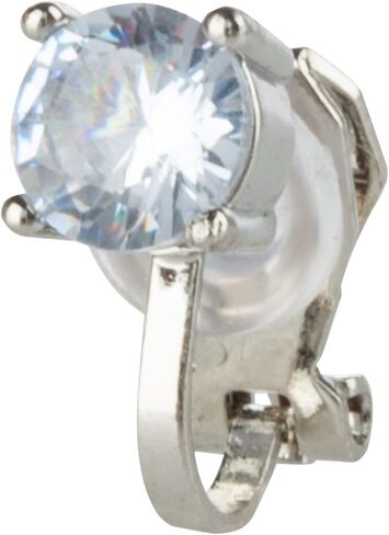 Aloha Earrings Prong Set CZ Crystal Clip On Stud Earrings in Saudi Arabia