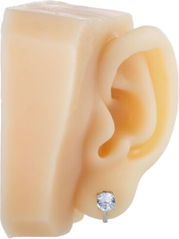 Aloha Earrings Prong Set CZ Crystal Clip On Stud Earrings in Saudi Arabia